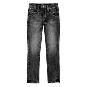 NWT Purple  Mid Rise Slim Vintage Washed Jeans Black Size 30